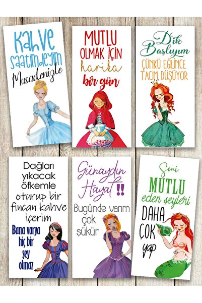 Pankart Evi حكاية خرافية 6 قطع شعار عرض بطاقات القهوة أبطال الخيال