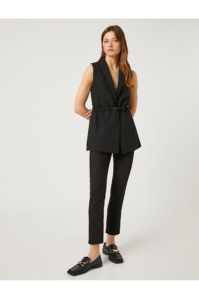 Koton Basic-Stoffhose mit normaler Taille