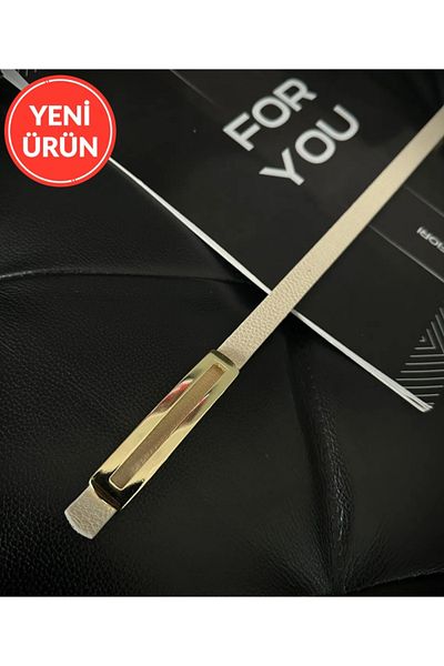 DENİKK Yudoowear, curea standard pentru femei de culoare crem