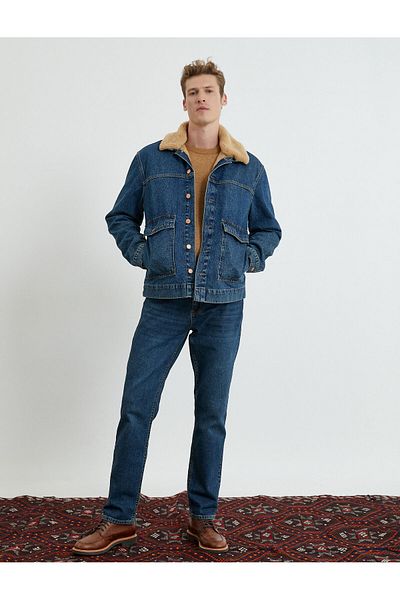 Koton Mark Jean - Straight Fit Pipe Leg Jeans
