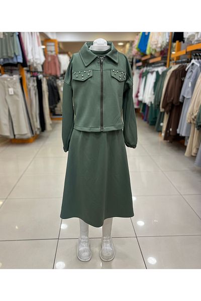 Yonca Çocuk Pretty Kids 2097 Costum cardigan rochie pentru fete