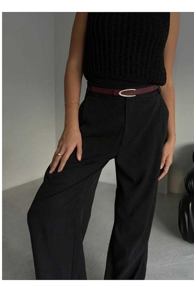 DENİKK Yudoowear, μπορντώ χρώματος τυπική γυναικεία ζώνη
