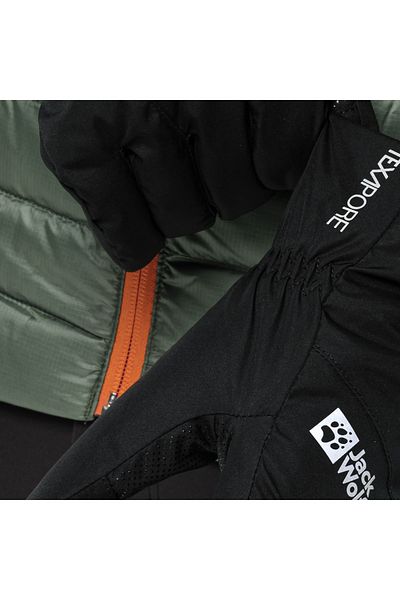 Jack Wolfskin Winter Basic Glove Unisex Black Gloves Unisex Gloves 1911521-6000
