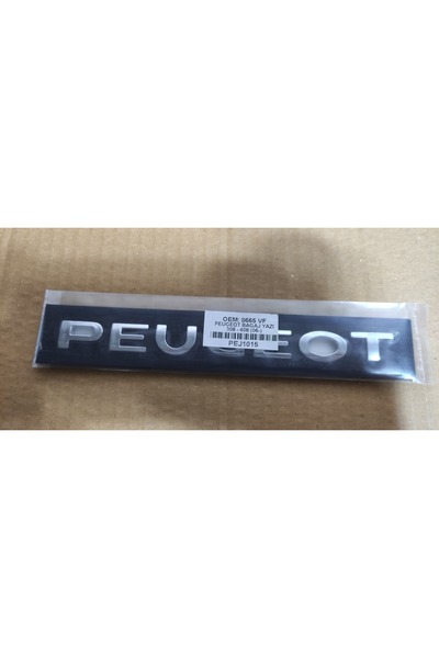 restinal peugeot 308 ve 408 uyumlu 2006 sonrası bagaj yazısı pejo yazı logo