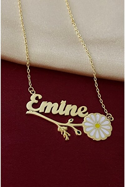 vogutima jewelery&silver by timuçin mavili Kadın Gümüş Kolye - Emine Yazılı P...