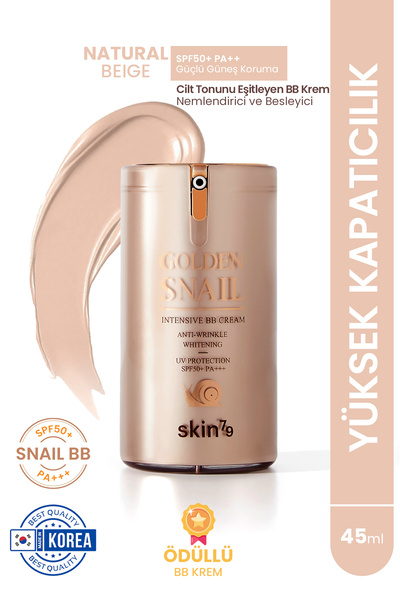 Skin79 Golden Snail Intensive Bb Spf Pa Nemlendirici Ve Besleyici Cilt Tonunu...