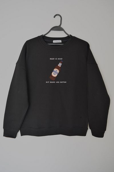 EldenStitch Унисекс суитшърт с бродерия Efes Malt