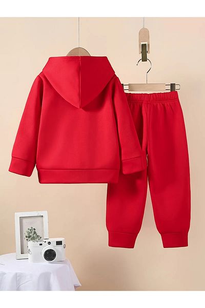 Little Wears Bears with Heads Premium Compact Sweatshirt & Sweatpants Set for Girls and Boys