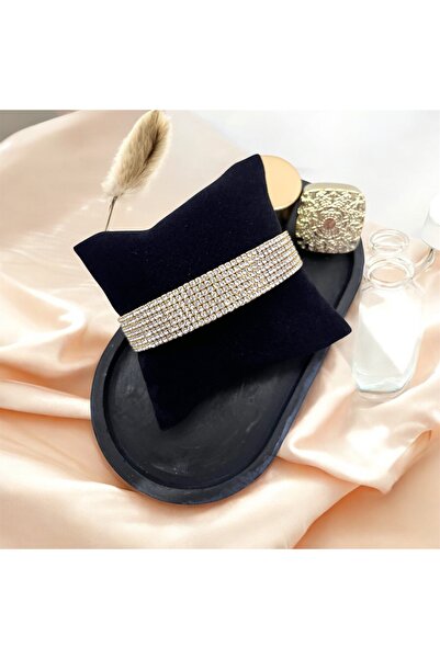 MODA kararmaz rose gold zirkon abiye bileklik