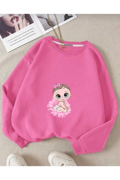 BUY CENTER Pregnant Sweatshirt - Printed Hoodie