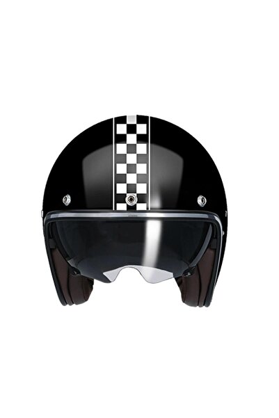 Shiro Jet&cafe Sh-saga Rudeboy Açık Motosiklet Kaskı Terek