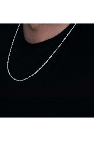 carrot silver 925 Ayar Gümüş Halat zincir kolye