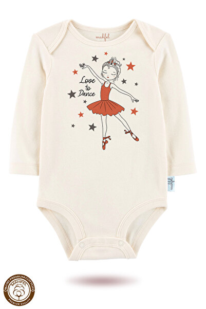 MAHFEL 3-Piece 100% Cotton Organic Printed Snap Fastener Baby Bodysuit