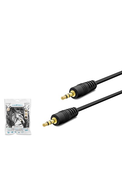HADRON HDX1018 كابل TRS AUX مقاس 3.5 ملم بطول 10 متر أسود