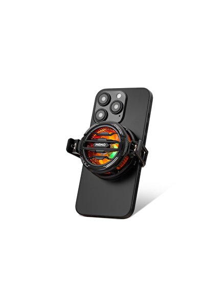 HADRON HDX4363 Manyetik Klipsli MagSafe Uyumlu Telefon Tablet Soğutucu Fan 15W RGB Siyah