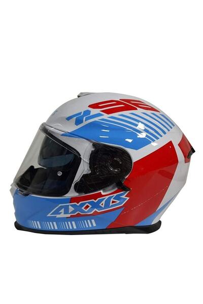 AXXIS Eagle Sv Z96 Gloss Red Full Face Motosiklet Kaskı