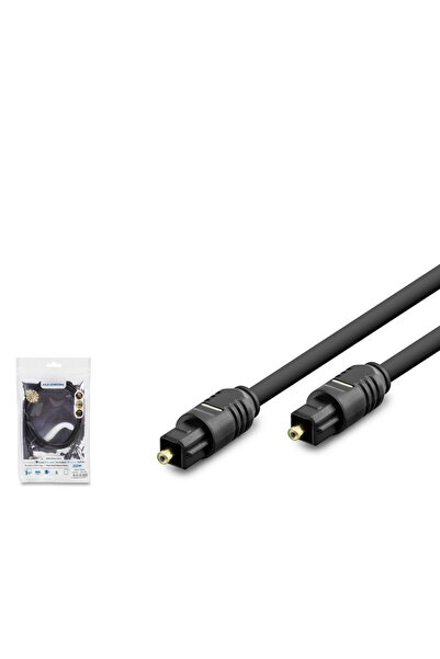HADRON HDX7805 Toslink Fiber Optik Ses Kablosu 1.5 m Siyah