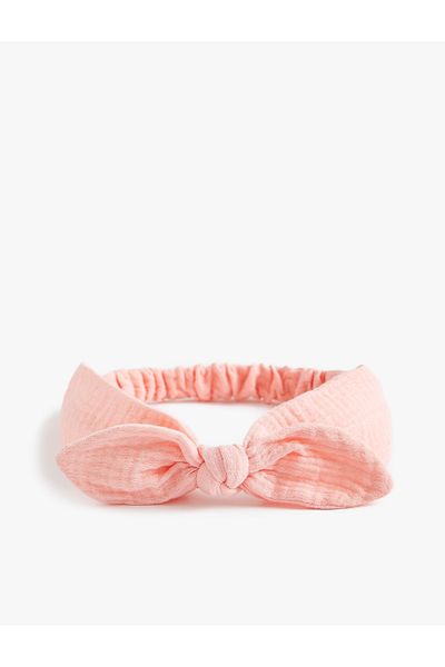 Koton Cotton Textured Bow Headband