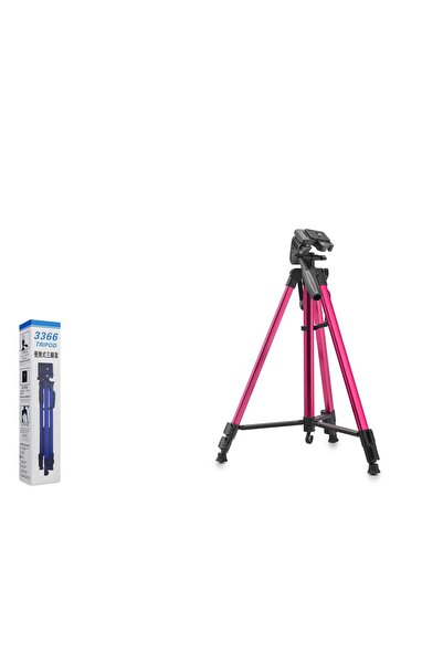 HDX3366 Telefon Tripodu Ayarlanabilir Kollu 140 cm Kırmızı