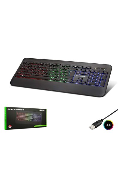 HADRON Hdx2607 Ledli Kablolu Q Klavye