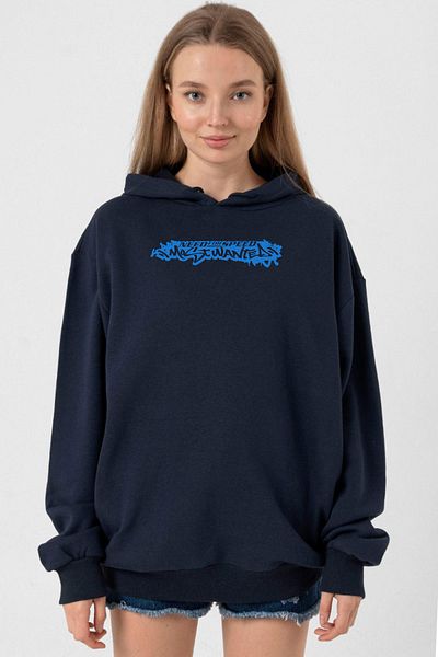 Tshirthane Need for Speed Most Wanted Navy Blue Hoodie Women 3Ip