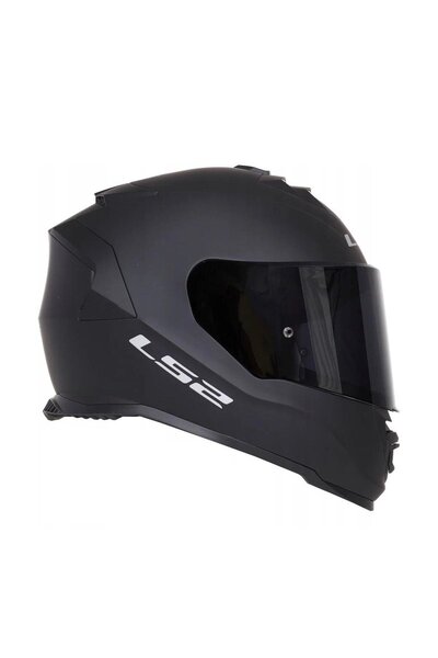 LS2 Storm 2 Full Face Motosiklet Kaskı Şeffaf Siyah Vizörlü