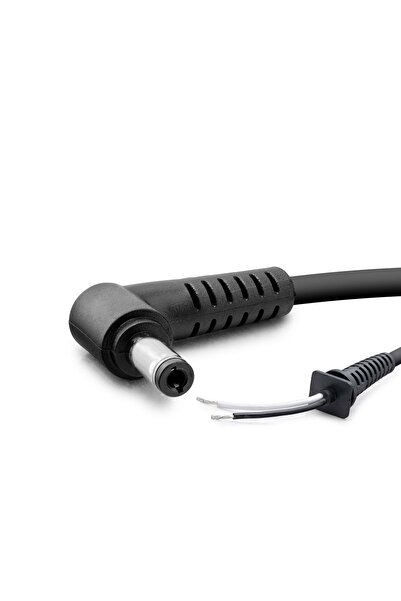 HADRON HDX5563 Laptop Adaptör DC Jack Kablosu 5.5x2.5 mm L Tip 1.2 m 150W Siyah