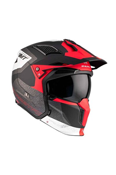 MT Streetfighter Sv Totem B15 Çene Açılır Kask