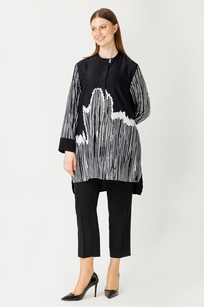 MÜSEMMA Müsemma Büyük Beden Asel Gömlek 24YGML-MUS0001