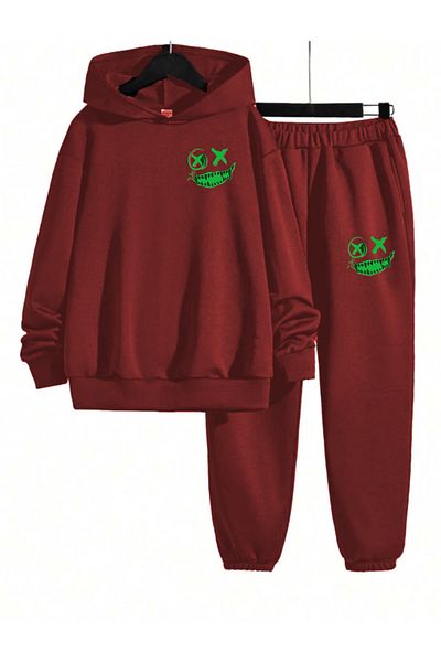 FRİENDS KİDS Σετ Unisex Πολύχρωμο Μαύρο Φούτερ με στάμπα