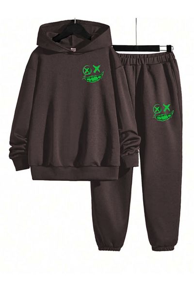 FRİENDS KİDS Σετ Unisex Πολύχρωμο Μαύρο Φούτερ με στάμπα