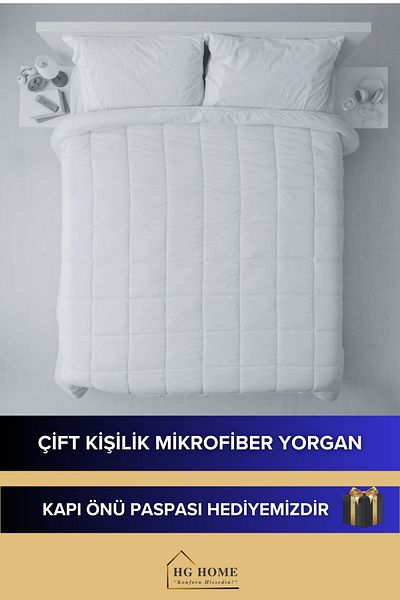 HİG HOME Cuvernă dublă din microfibră LuxeSleep