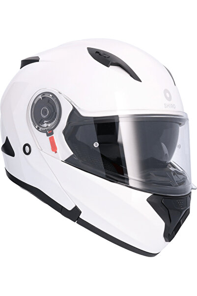 Shiro Kask 508sv Triton Çene Açılır Motosiklet Kaskı Xl Beden Pearl White