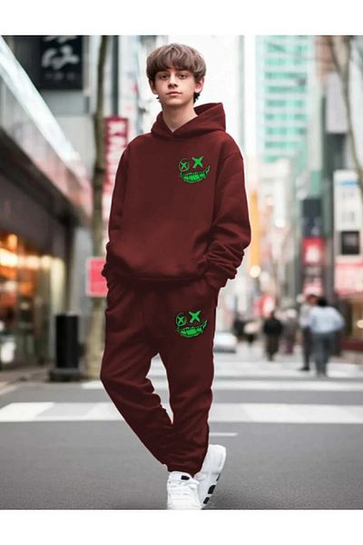 FRİENDS KİDS Σετ Unisex Πολύχρωμο Μαύρο Φούτερ με στάμπα