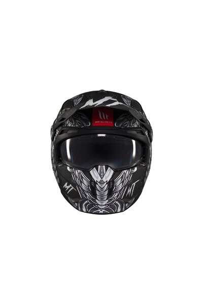 MT Streetfighter Sv Hrllish B2 Mat Çene Açılır Kask