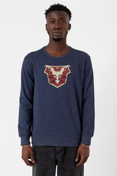 Tshirthane Мъжки суитшърт Jupiters Legacy Utopian Chest в индиго цвят 2ip
