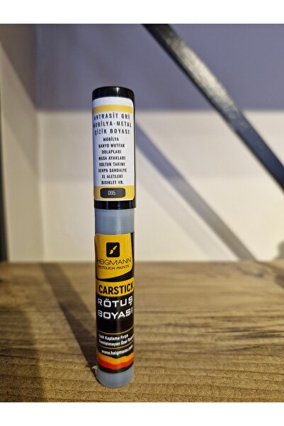 HEİGMANN Antrasit gri mobilya metal rötuş rütuş boyası kalemi çizik giderici