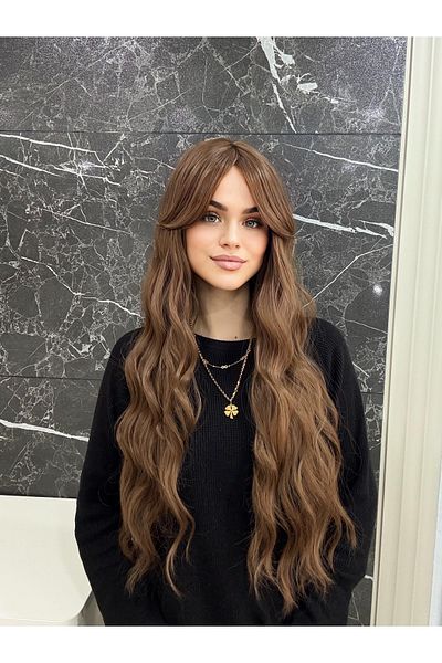 Fenomen Peruk أوبورن المحيط المتموج شعر مستعار Vip