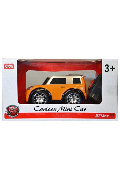 CToys Cartoon Mini Car 27 Mhz Full Fonksiyon Uzaktan Kumandalı Sarı Araba Qx3...