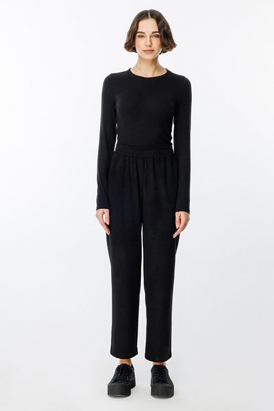 Ekol Black Velvet Lycra Trousers