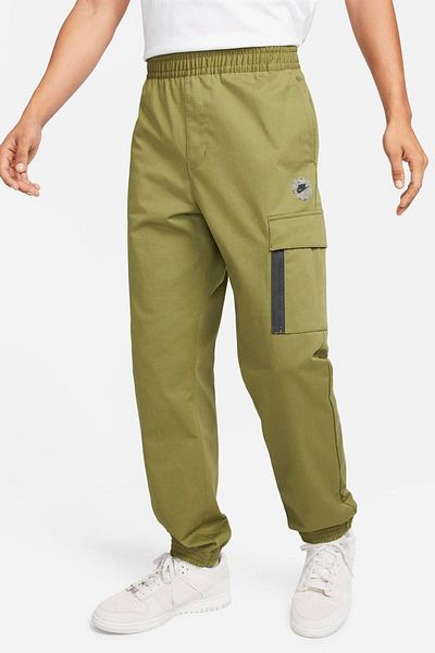 Nike Sportwear Dri Fit Sport Utility Cargo Pocket Men's Sweatpants Khaki Green