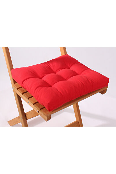 ALTINPAMUK Red Bistro Kitchen Garden Chair - Backrest Cushion