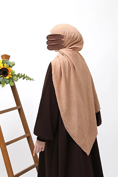 Lemaye Σάλι από μπαμπού - καφέ γαλακτώδης