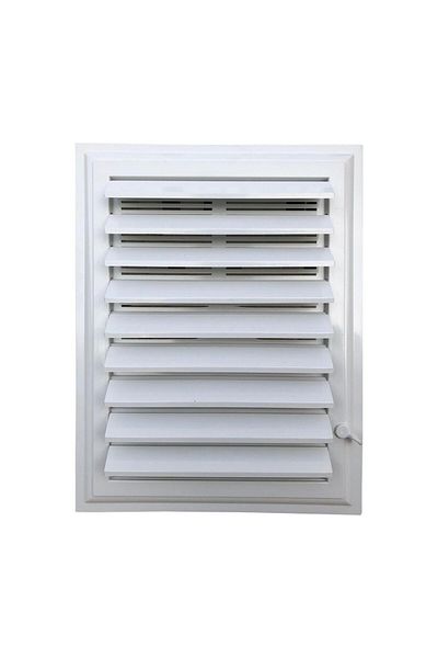 bautech 45X55 cm Plastic Grille - Bathroom/Wc Vent, Shutter