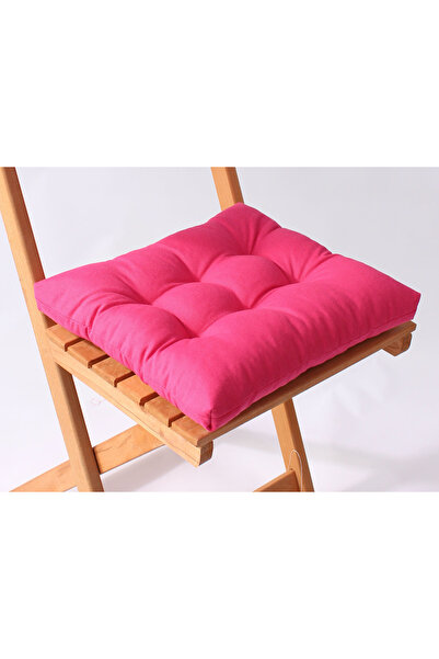 ALTINPAMUK Bistro Kitchen Garden Chair Cushion with Backrest Fuchsia (Cushion and Backrest Cushion)