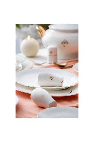 ACAR Athena 60 Parça 12 Kişilik Gold Porselen Yemek Takımı  MSYT0162