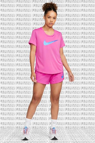 Nike Dri Fit Tee Training Running Tee Πίσω με πάνελ αέρα Running Sports Training T-shirt Φούξια