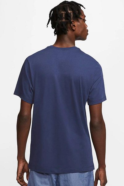 Nike Μπλουζάκι Unisex με λογότυπο Futura Swoosh - Navy Blue