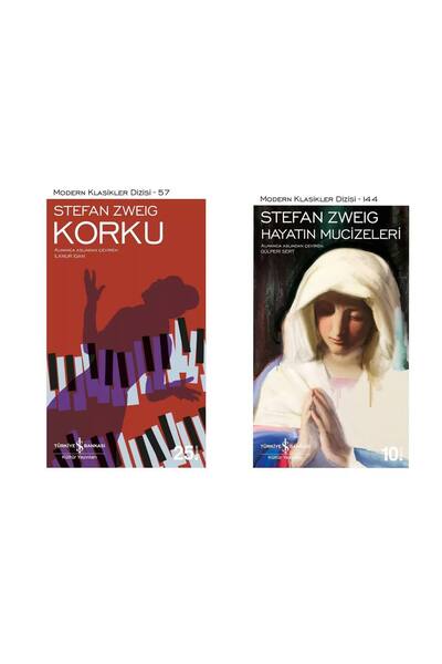 TÜRKİYE İŞ BANKASI KÜLTÜR YAYINLARI Korku -  Hayatın Mucizeleri - Stefan Zweig