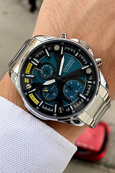 Homies Steel Men's Watch + Bracelet Gift